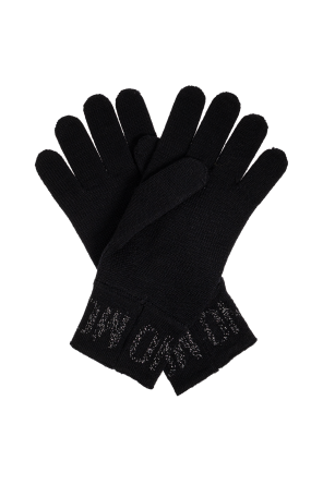 Moschino Gloves with logo