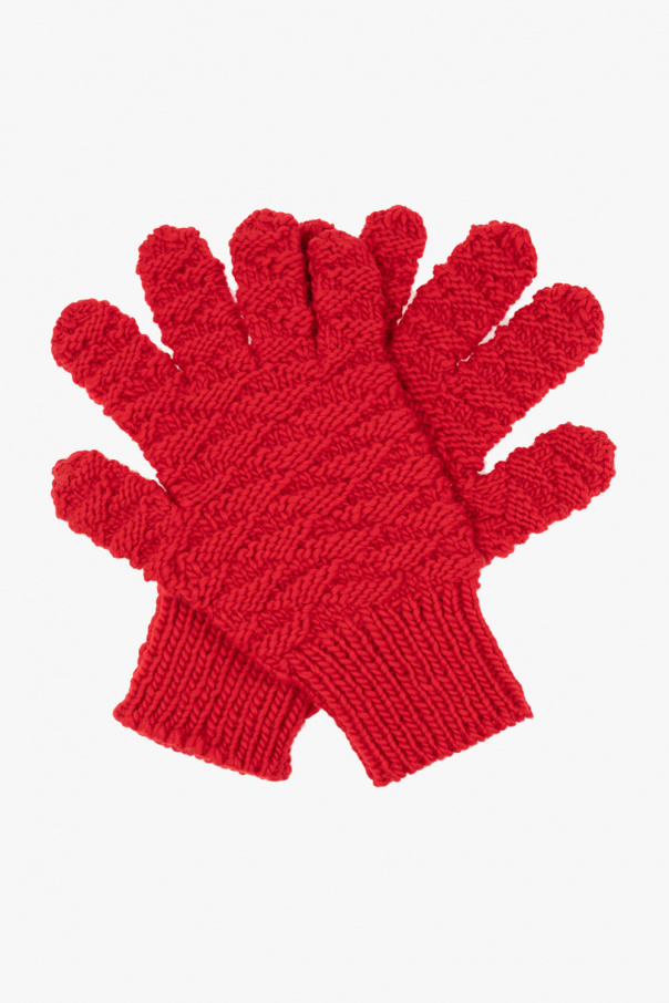 bottega Pouch Veneta Knitted gloves