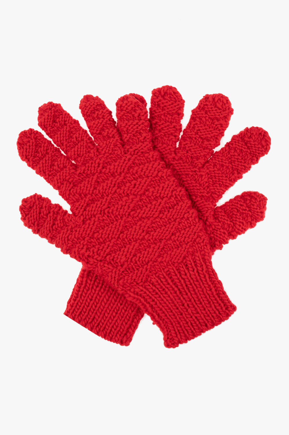 bottega negro Veneta Knitted gloves