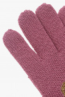 Gucci PINK Gloves with logo