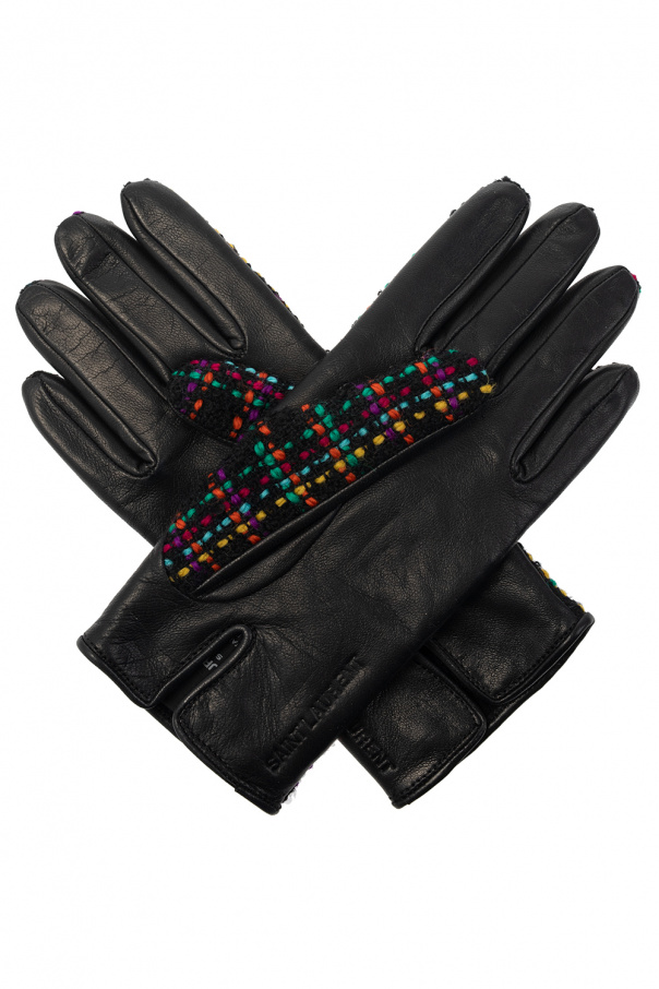 Saint Laurent Gloves with logo