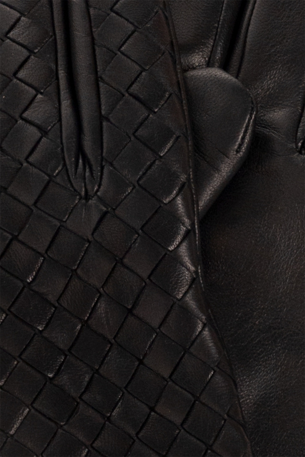 bottega Compact Veneta Leather gloves