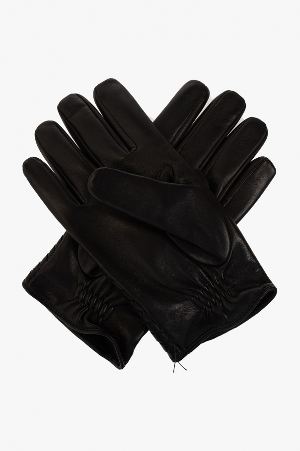 bottega Pouch Veneta Leather gloves