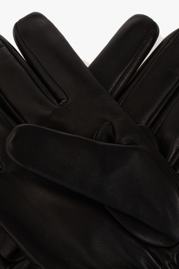 bottega Pouch Veneta Leather gloves