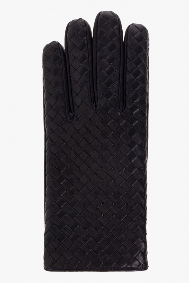 bottega Knot Veneta Leather gloves