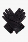 Bottega Veneta NAVY BLUE Leather gloves