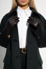 Bottega Veneta NAVY BLUE Leather gloves