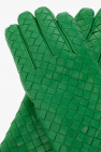 Bottega Veneta GREEN Leather gloves