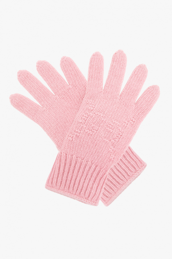 gucci Homme Kids Monogrammed gloves