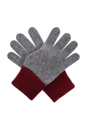 Givenchy Guantes de cachemir con logo bordado