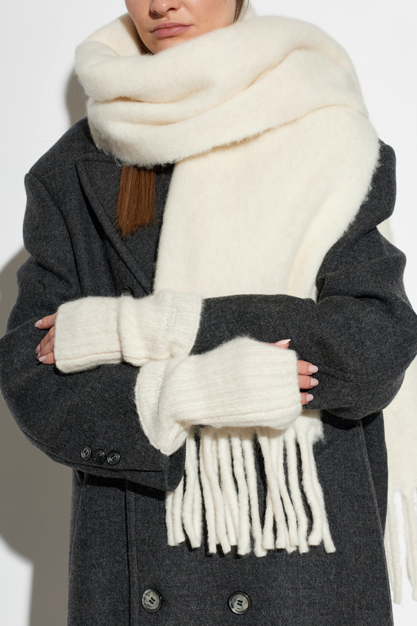 Givenchy Fingerless knitted mittens