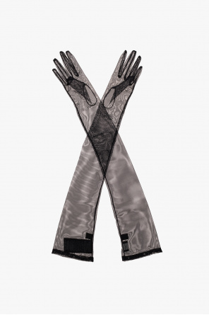Saint Laurent Transparent gloves