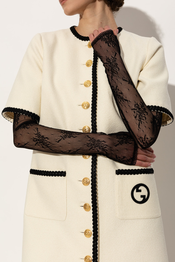 gucci pullover Lace gloves
