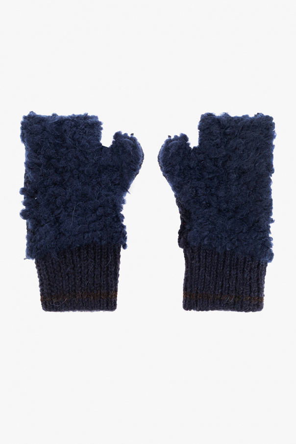 bottega aksamitna Veneta Fingerless gloves