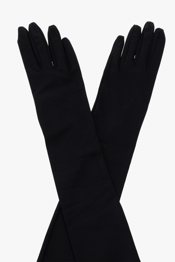 Balenciaga Long gloves with logo