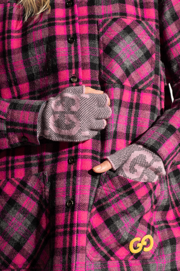 Gucci Cashmere fingerless gloves