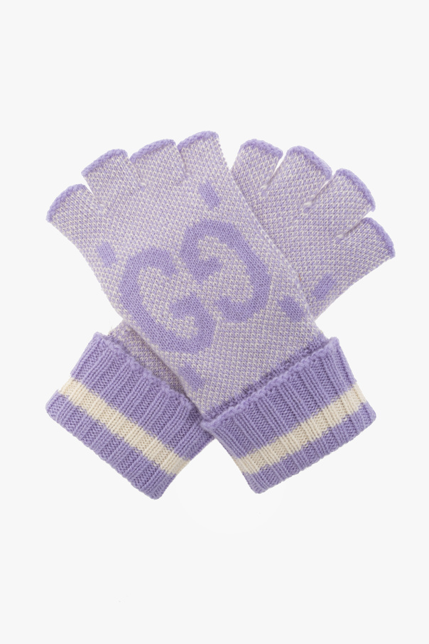 Gucci Fingerless cashmere gloves
