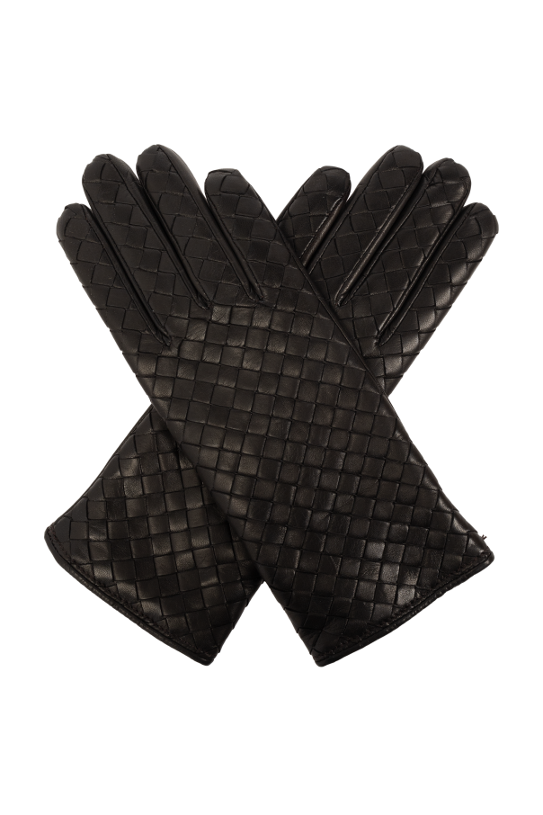 Bottega Veneta Leather gloves by Bottega Veneta