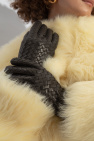 Bottega Veneta BROWN Leather gloves by Bottega Veneta
