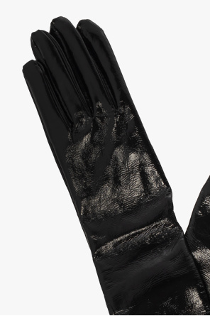 Alexander McQueen Długie rękawiczki