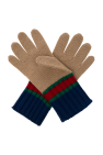 Gucci Kids beige Wool gloves