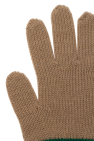Gucci Kids beige Wool gloves