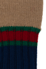 Gucci Kids beige Wool gloves
