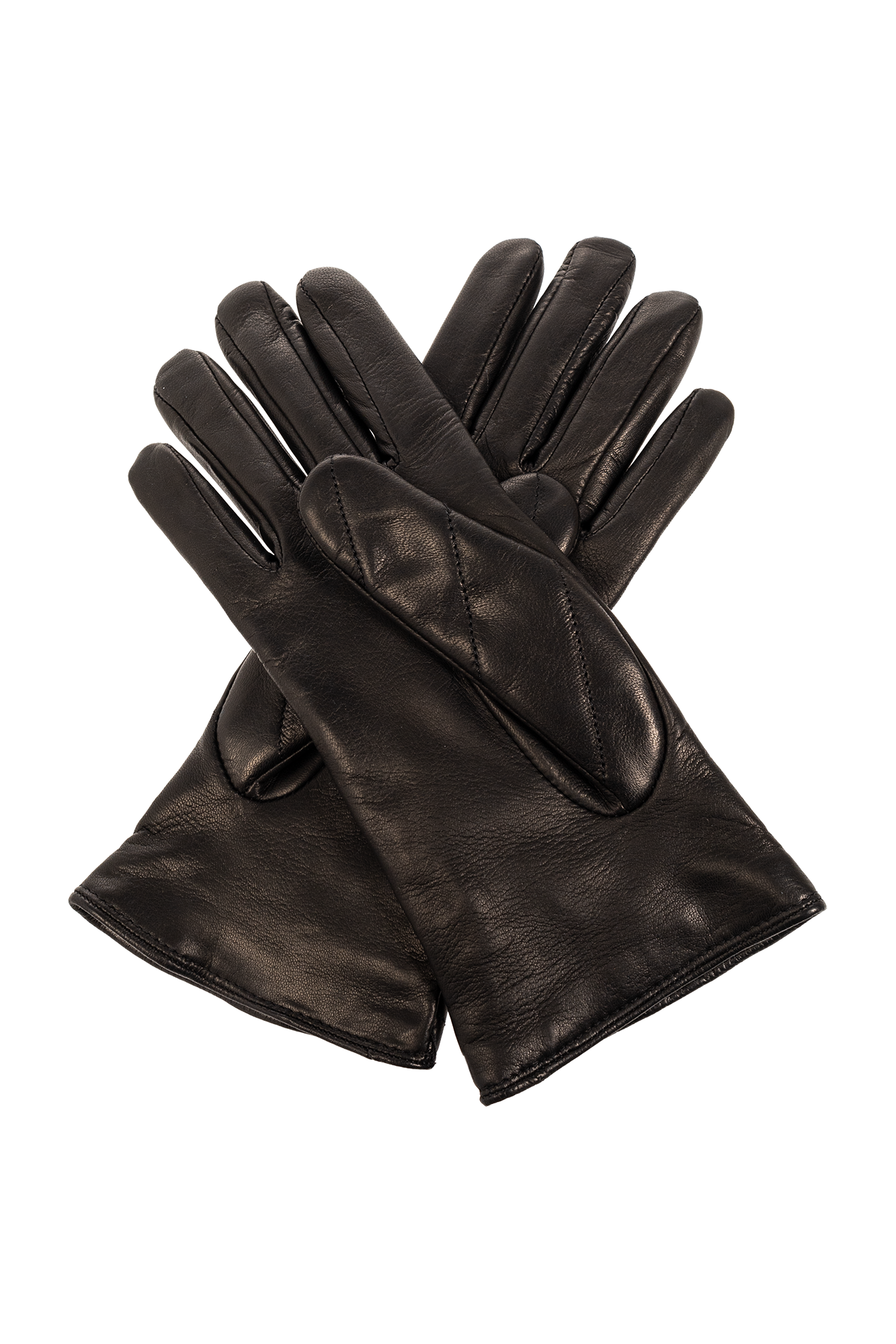gucci LOGO Leather gloves