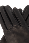 Saint Laurent BLACK Leather gloves