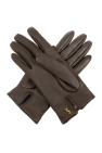 Saint Laurent BROWN Leather gloves