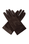 Saint Laurent BROWN Leather gloves