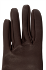 Saint Laurent BROWN Leather gloves