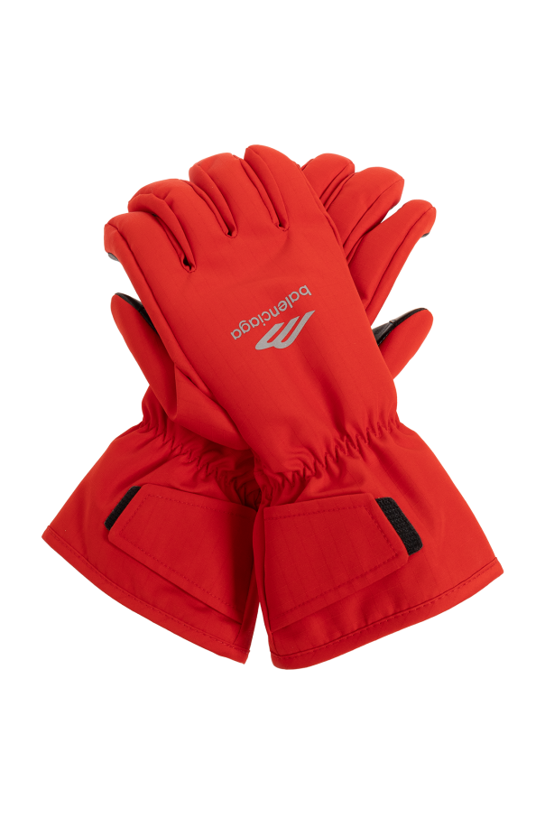 'skiwear’ collection ski gloves with logo od Balenciaga