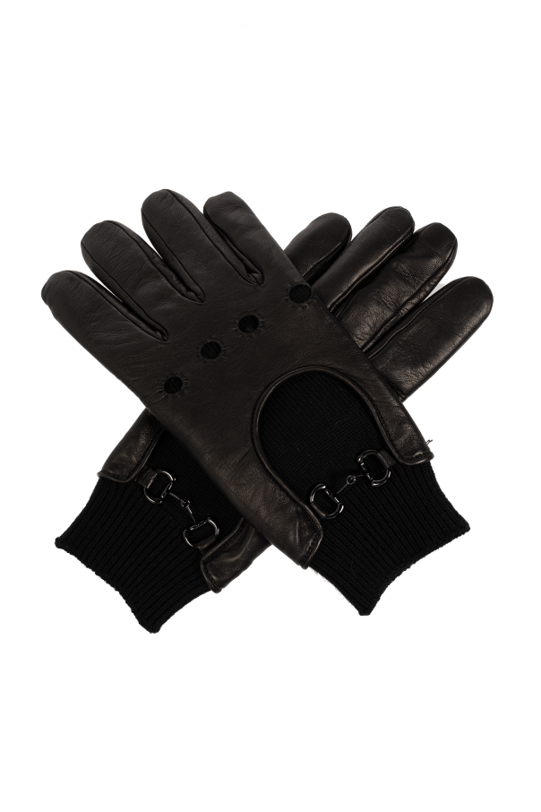 Leather gloves od Gucci