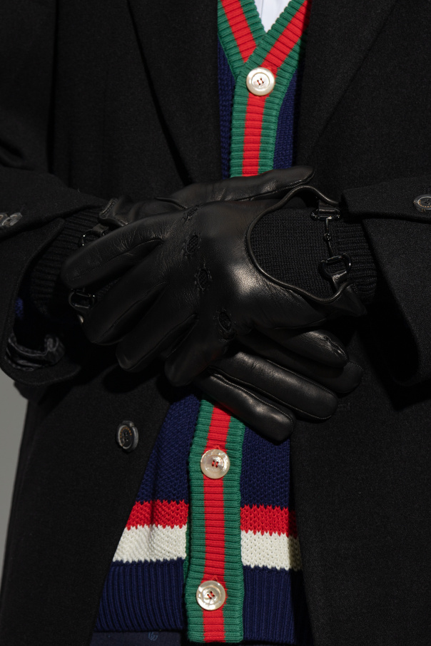 Gucci jane Leather gloves