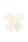 Gucci Wool gloves with logo