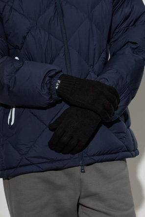 EA7 Emporio Armani Guantes con parche con logotipo