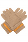 Burberry beige Gloves with logo