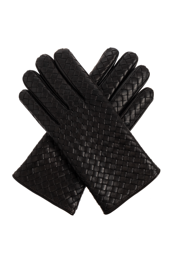 Leather gloves od Bottega Veneta