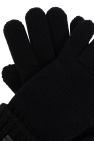 Saint Laurent BLACK Cashmere gloves