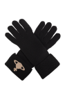 Vivienne Westwood BLACK Gloves with logo