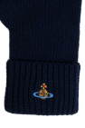 Vivienne Westwood NAVY BLUE Woolen gloves