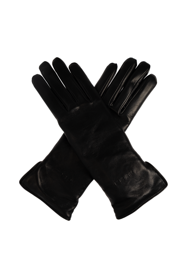 Leather gloves od Gucci