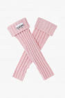 Ganni PINK Fingerless gloves
