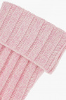 Ganni PINK Fingerless gloves