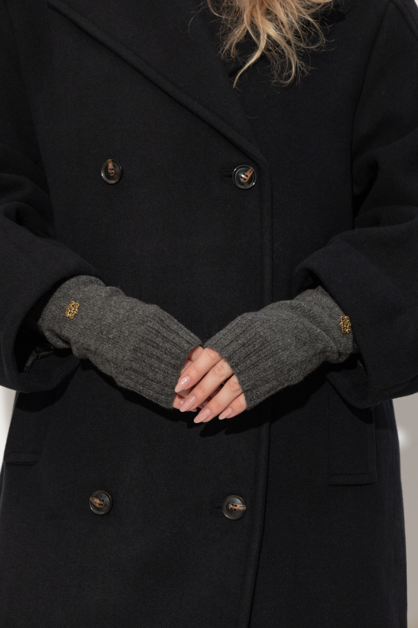 Ganni Long wool gloves