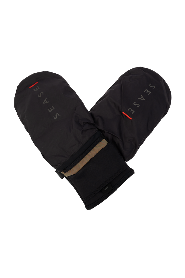 Heated mittens with logo od Sease