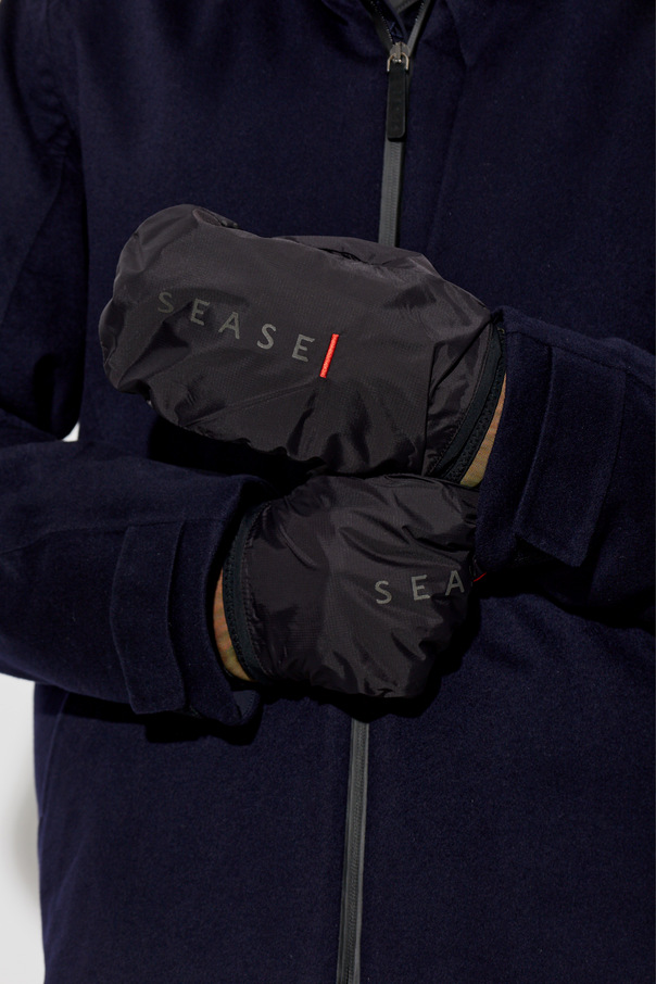 Sease Heated mittens with logo