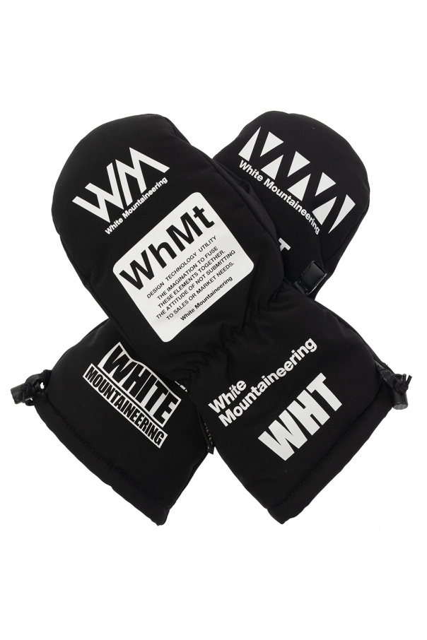 White Mountaineering Gloves with logo