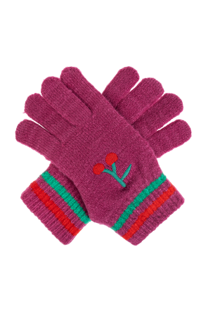 Gloves with logo